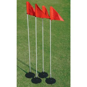 Corner Flag Fibre Pole ‘N’ Rubber Base