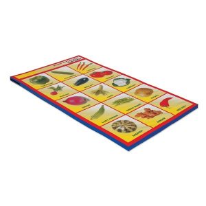 Educational Vegetables Mat
