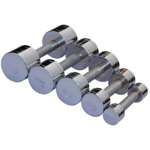 Weight Training Dumbbells – Chrome